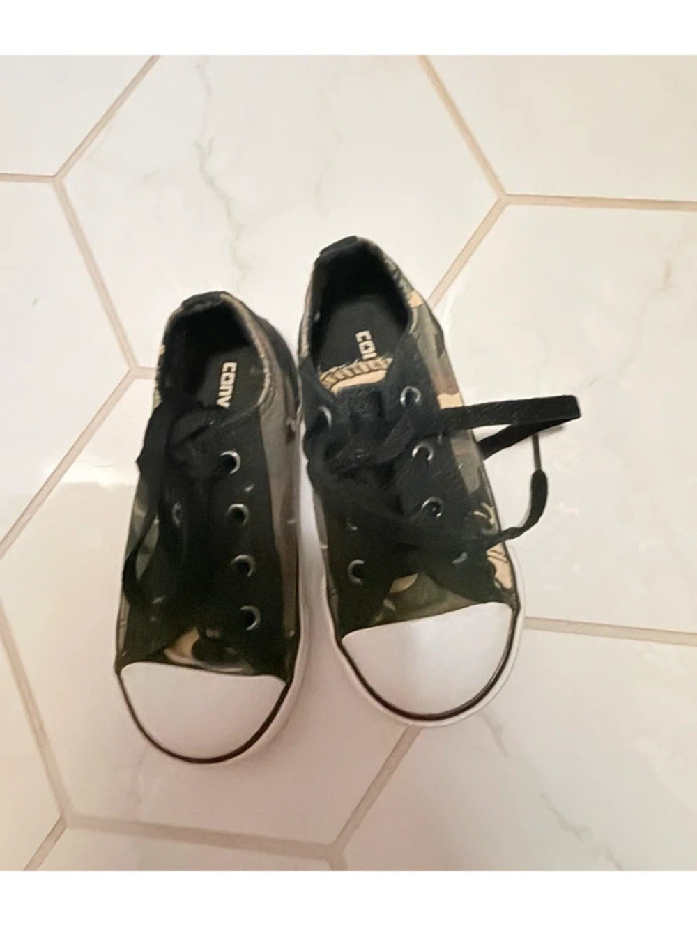 Camouflage converse shoes 8c